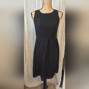 LOFT Black Lace Dress